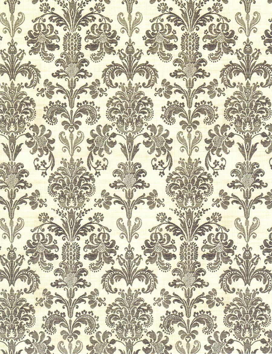 Vintage Black Damask by FredtheCow-Stock