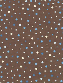 Blue Dots on Brown