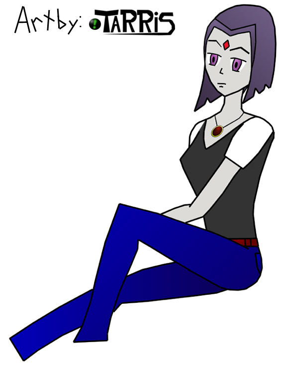 Raven Sitting -Unfinished- by TheTarris on DeviantArt