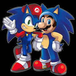Mario and Sonic swap