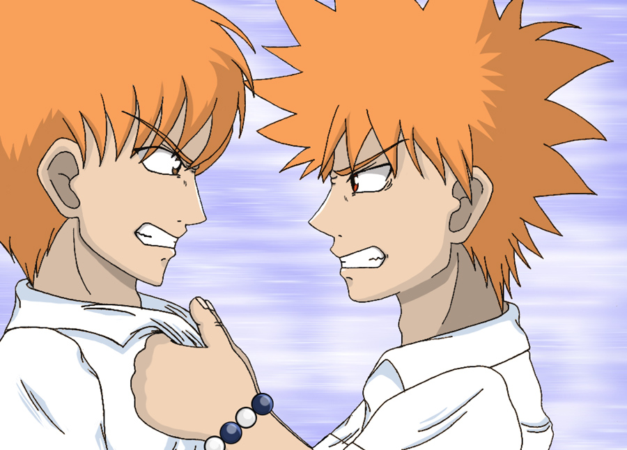 Ichigo and Kyo fight