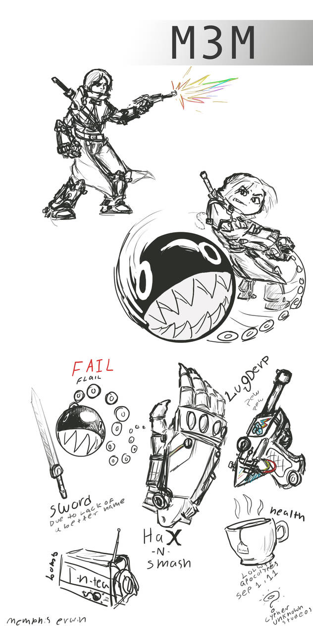 M3M ref rough ref sheet by gothaam on DeviantArt