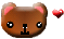 Teddy Bear Heart Icon