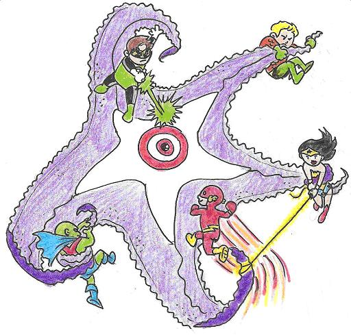 JLA vs Starro