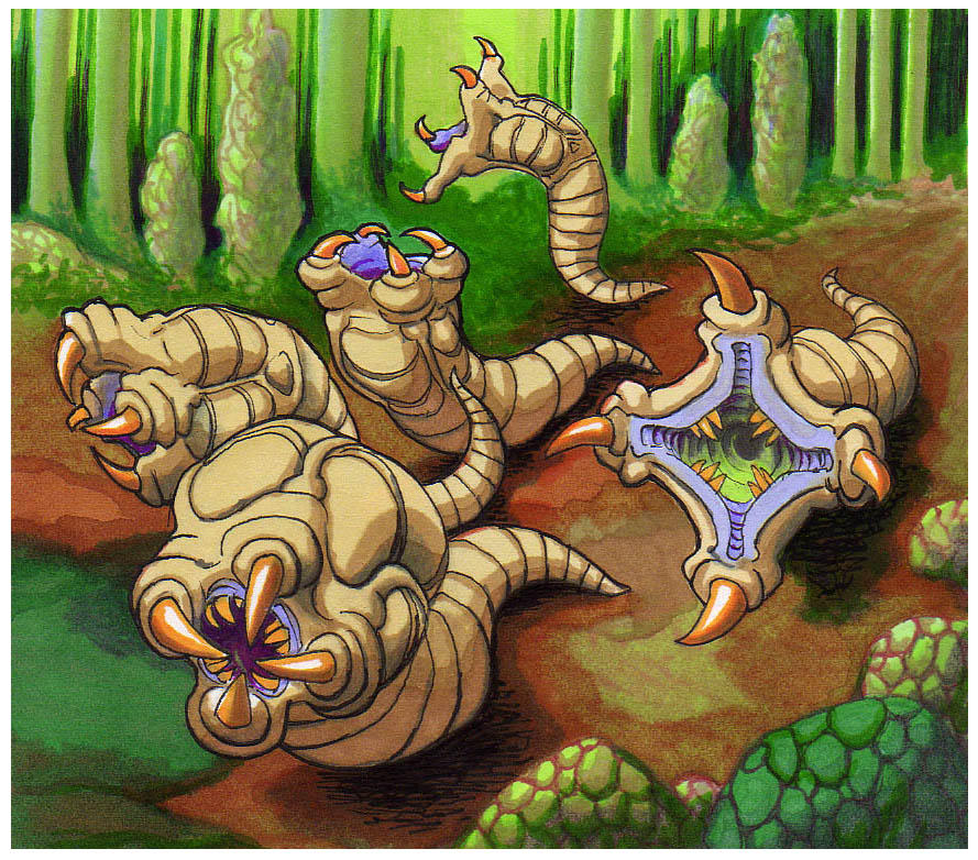 Alien worms by vuics on DeviantArt