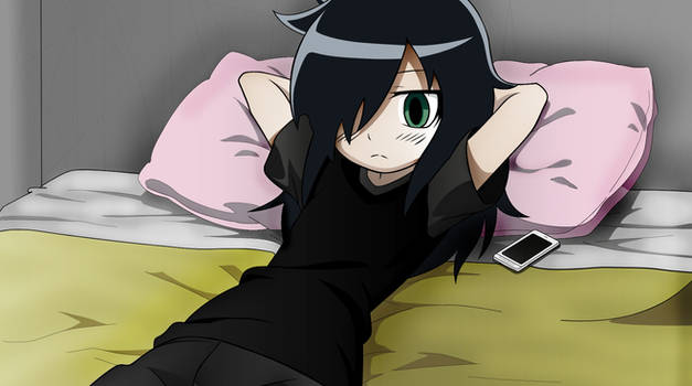 Watamote - Render - Vector |Tomoko| Remastered