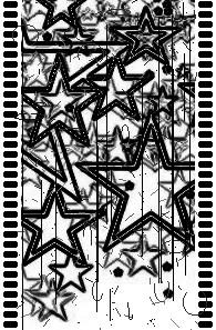 Black and white stars