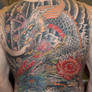 Japanese back-tattoo