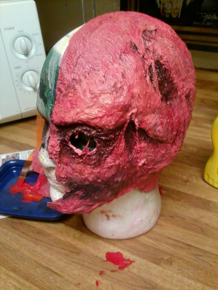 Finished Two-Face Prosthetic