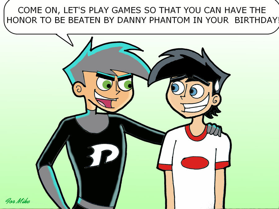 Danny Phantom and Mike 'Fenton'