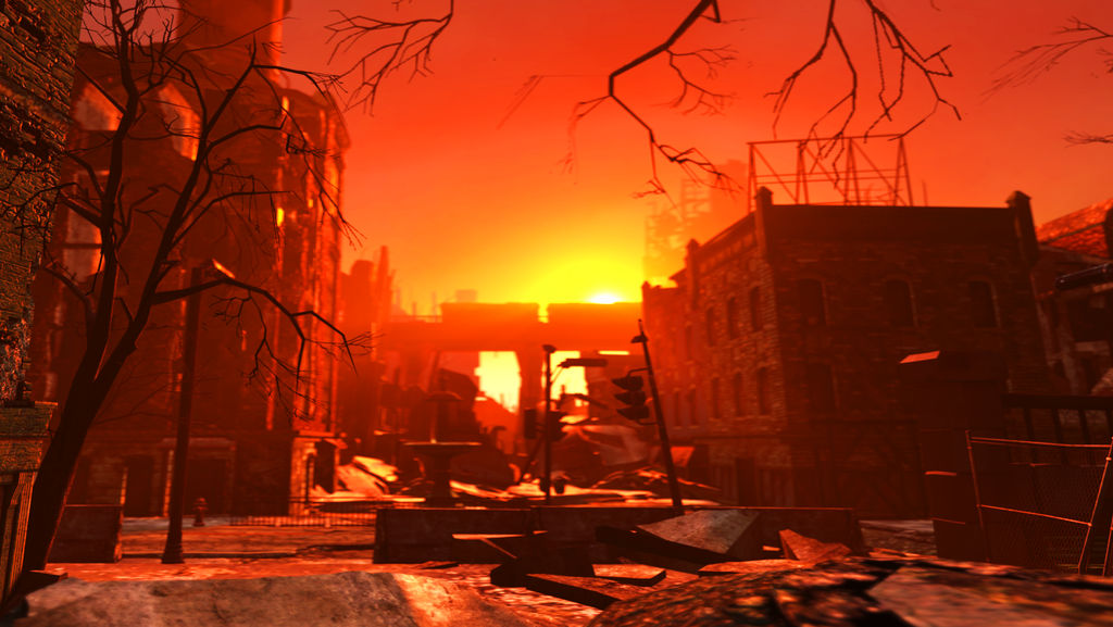 Sunset Over the Wasteland