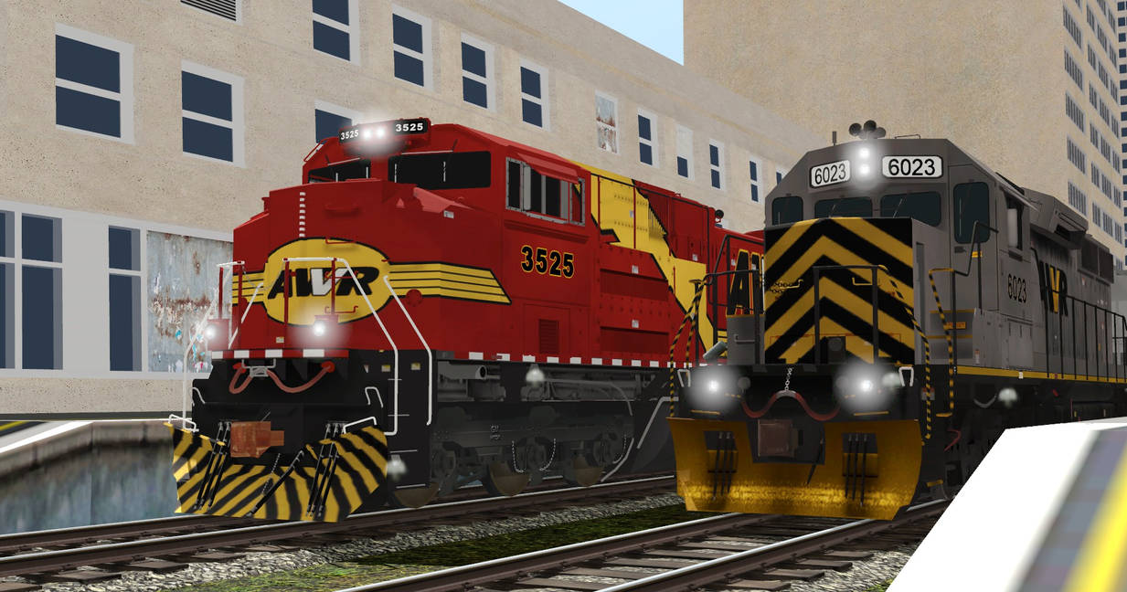 Awvr AWVR SD70ACe and AWVR SD40-2 by adamthec40-8lover on DeviantArt