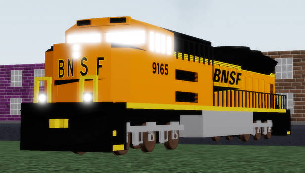 My BNSF SD70ACe Remodel Free On Roblox