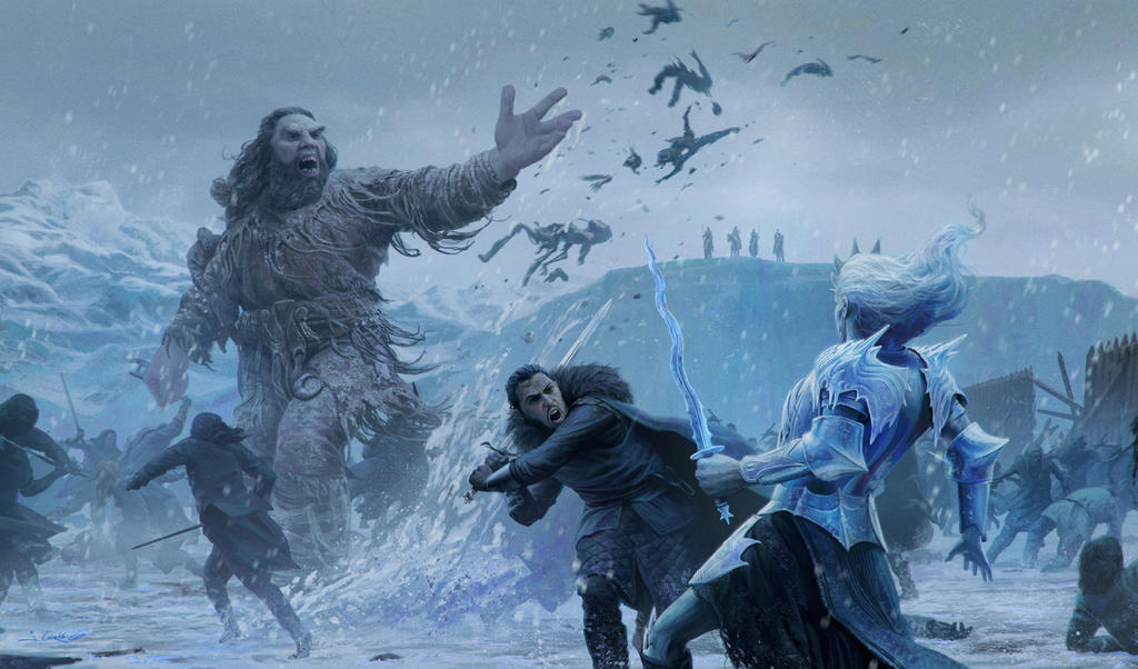 Jon Snow Vs White Walker By 1oshuart On Deviantart