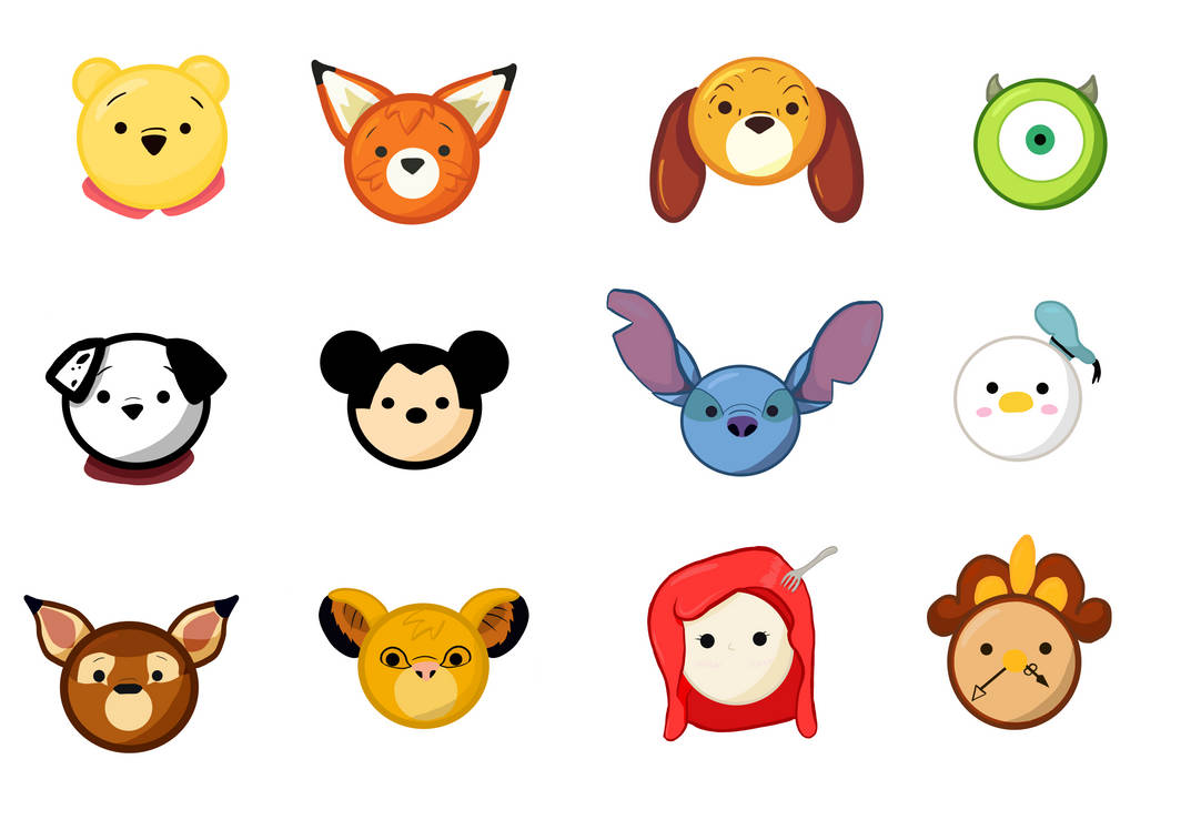 Disney heads by DangoTheCreative on DeviantArt