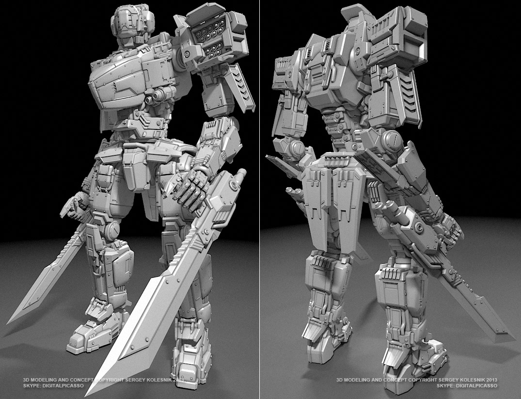 Knight robot by ksn-art on DeviantArt