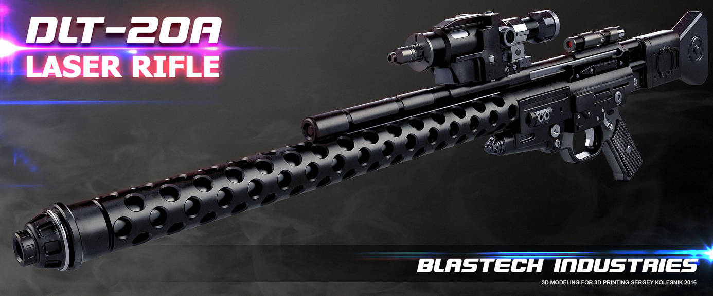 Laser Rifle Deviantart DLT-20A laser rifle by ksn-art on DeviantArt