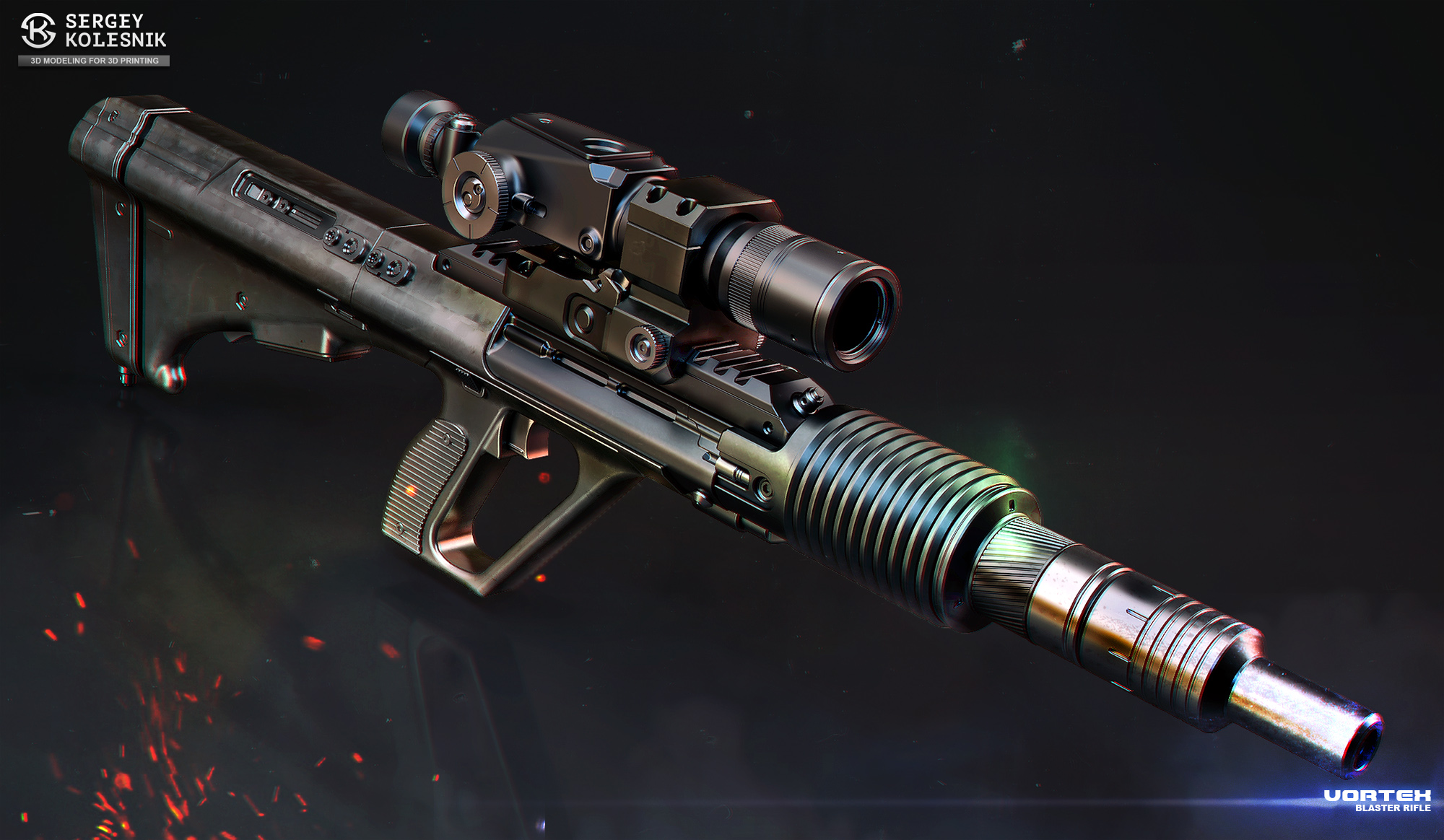 Legendary Vortex rifle by ksn-art on DeviantArt