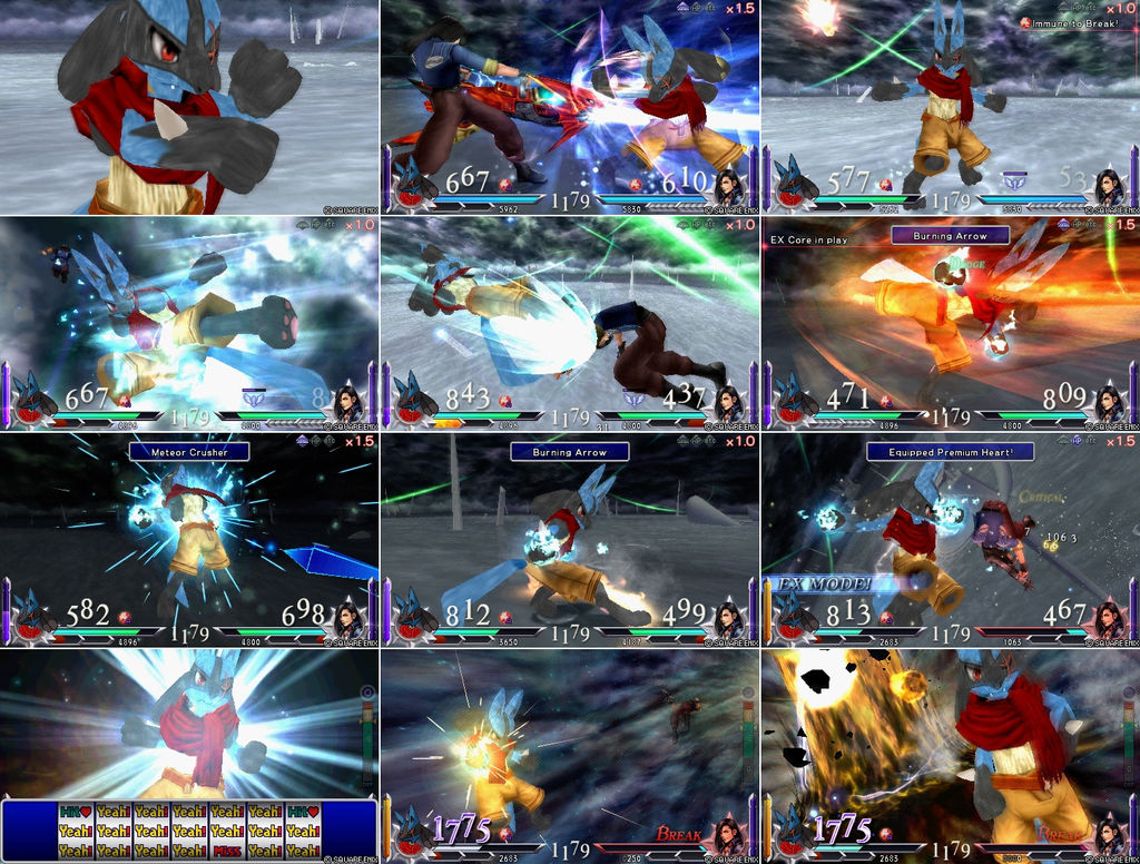 Dissidia 012 Duodecim Mods: Lucario by Shadowlugia2009 on DeviantArt