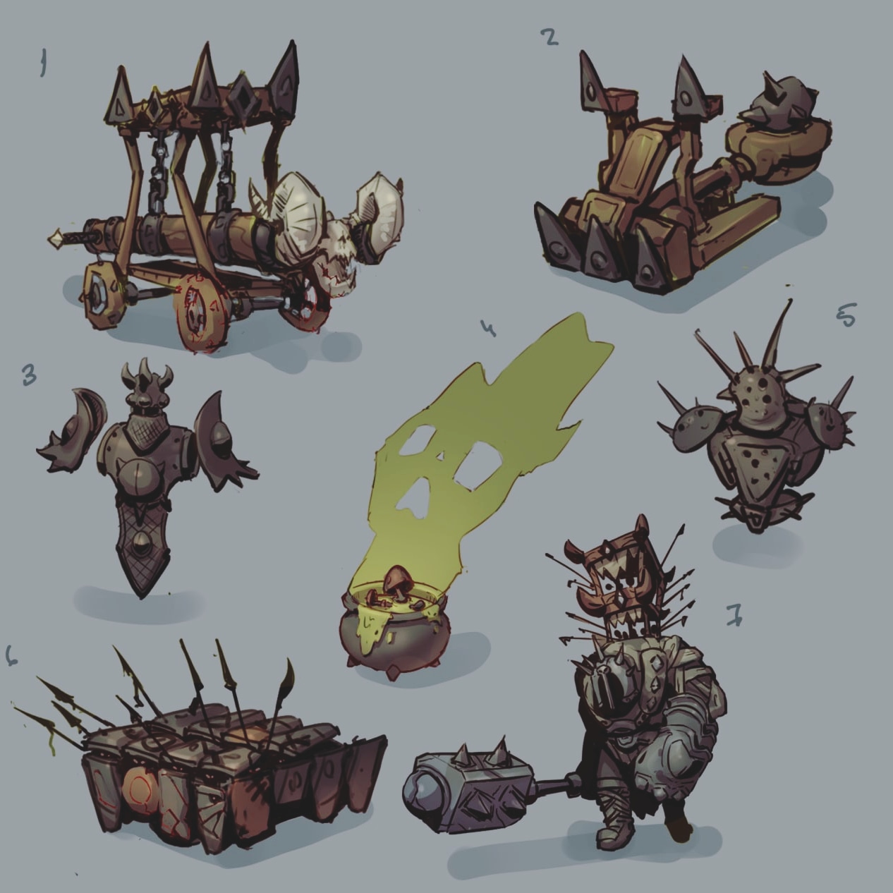 Fantasy objects sketches by DmitryNP on DeviantArt