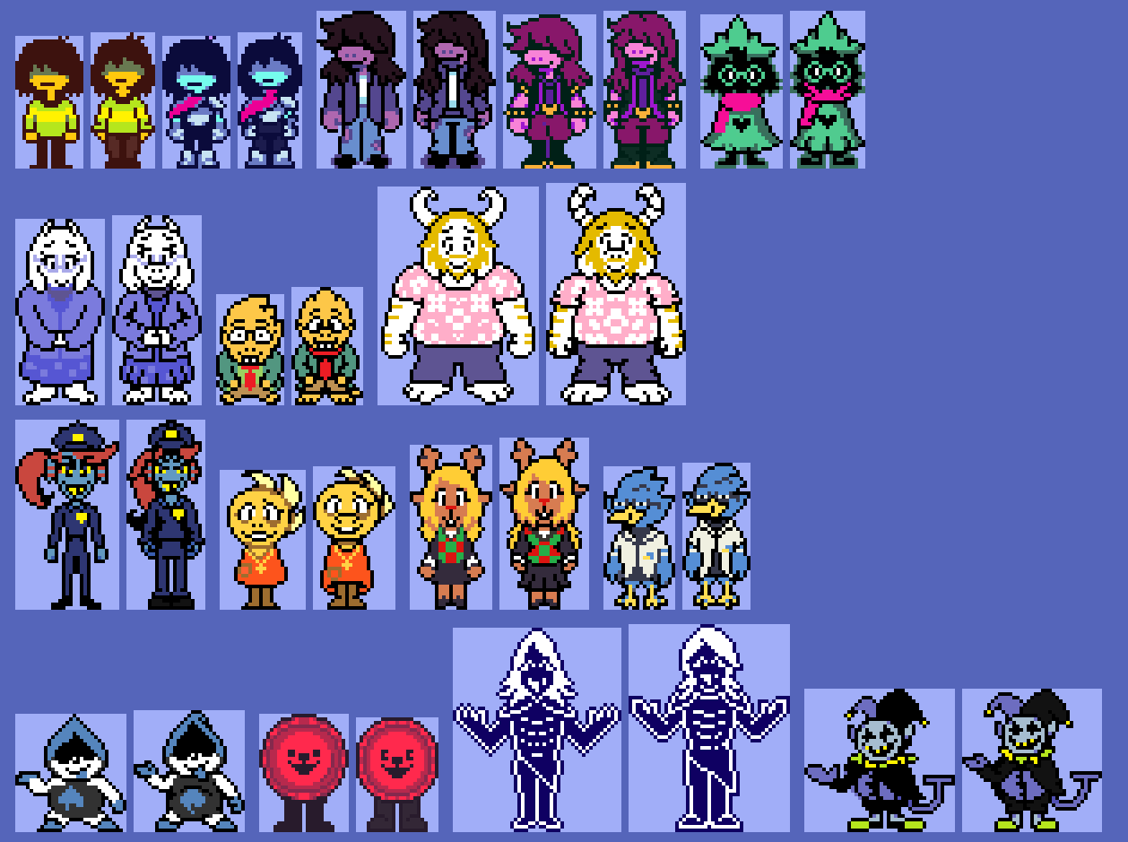 Asgore Sprite Sheet. 