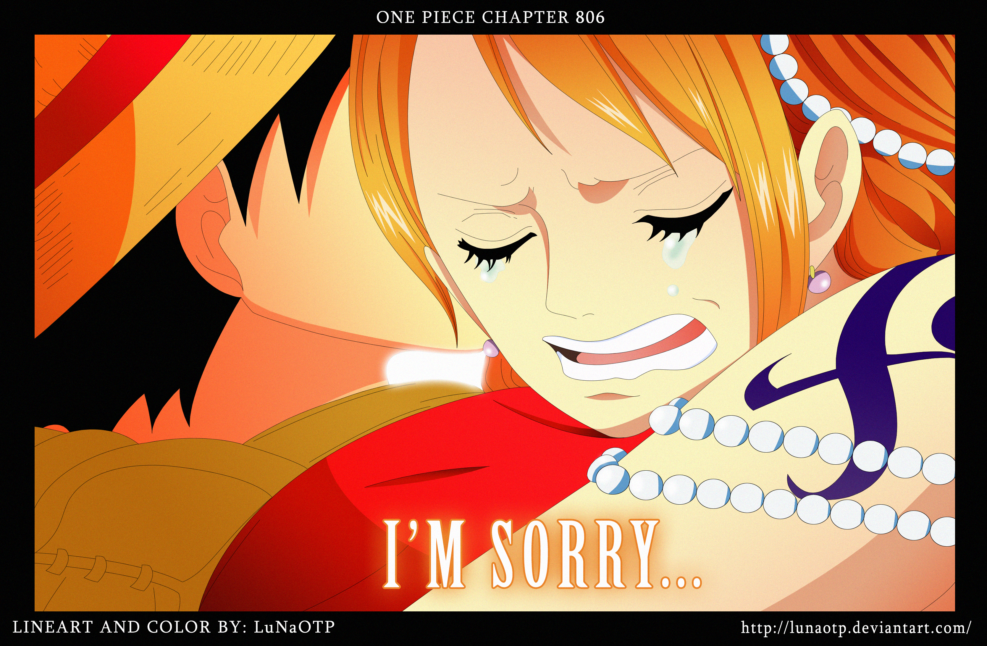 One Piece Chapter 806 I M Sorry By Lunaotp On Deviantart