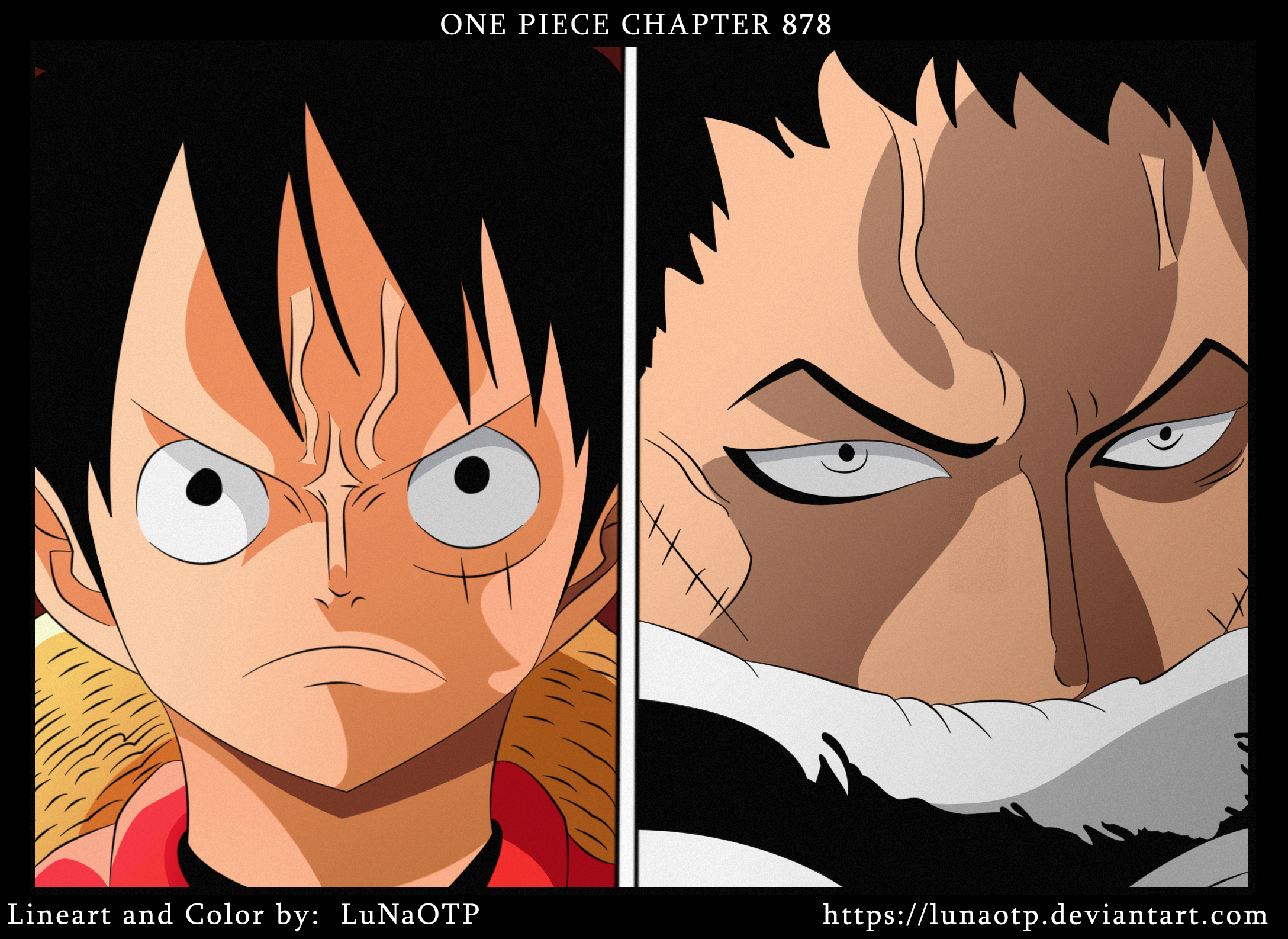 One Piece Chapter 878 Luffy Vs Katakuri By Lunaotp On Deviantart