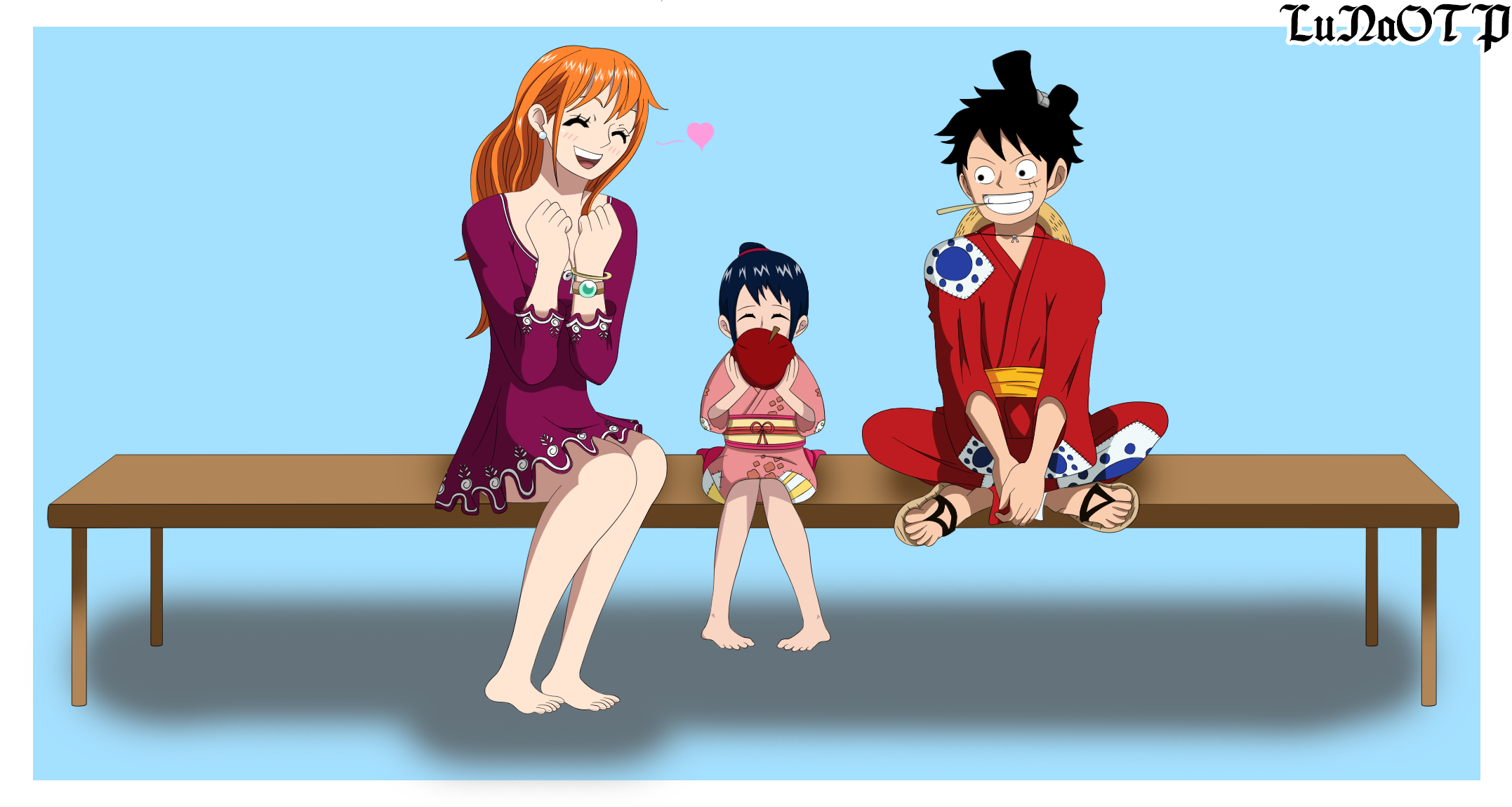 Luffy, Nami & The Adopted Daughter : r/OnePiece