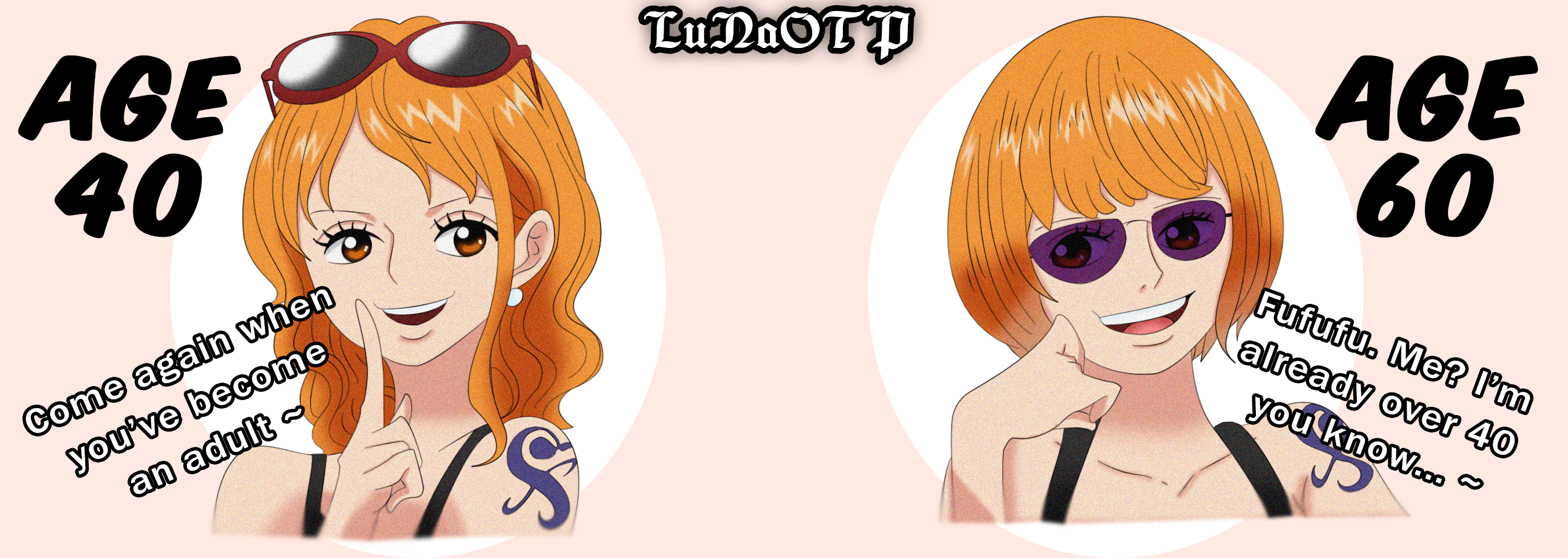 Nami Age 40 And Age 60 Coloring By Lunaotp On Deviantart