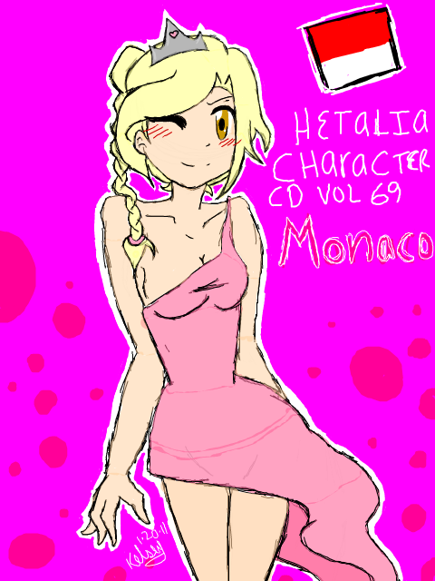 APH OC: Monaco -Tegaki E-