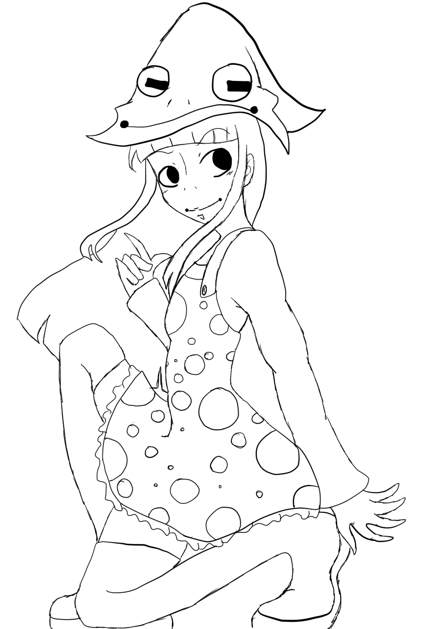 SE: Eruka Frogg Lineart