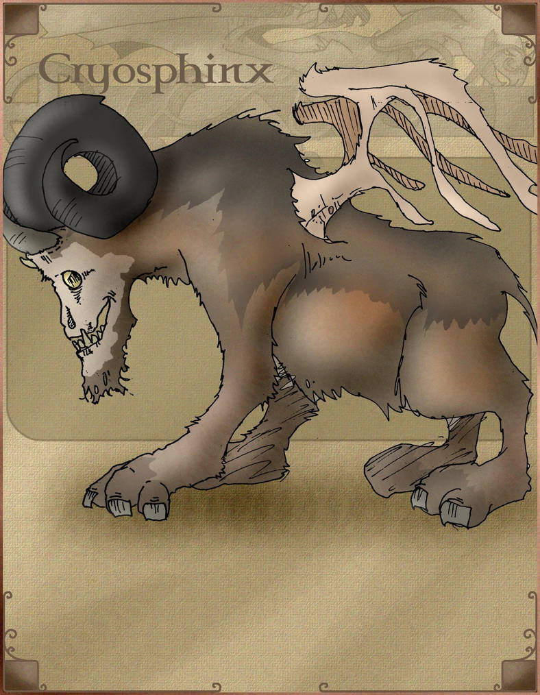 Cryosphinx Chimaera, Cryosphinx 001 by Jason014 on DeviantArt