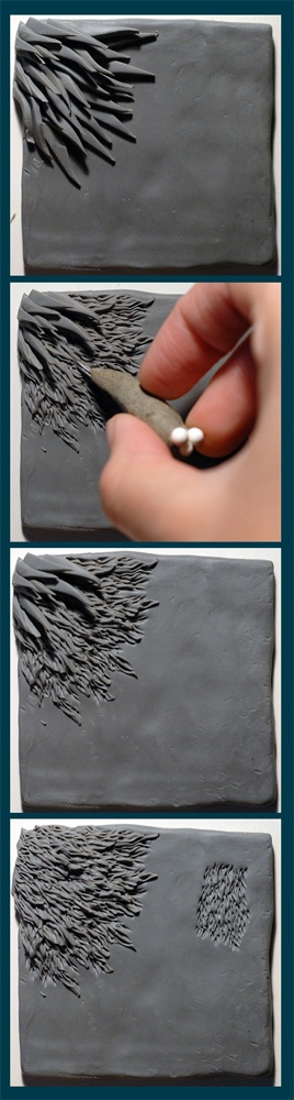 Step-by-step fur texture