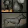 APBT sculpture, unpainted