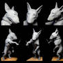 Bull Terrier Sculpt: Unpainted