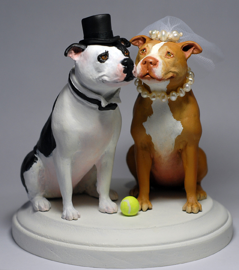 Pit Bull Cake Topper