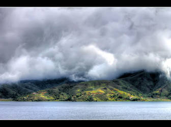 Clouds of Mist Above Lake Ateh