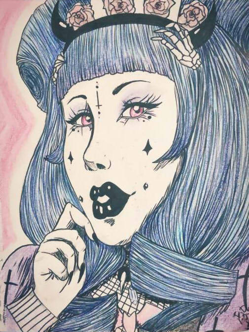 Reinagoth Pastel Goth by PaintedKorpse on DeviantArt