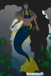 WoW OC Lisyndra Stonehart in Mairmaid Style