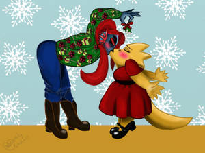 Secret Sansta: Alphyne Mistletoe Kiss