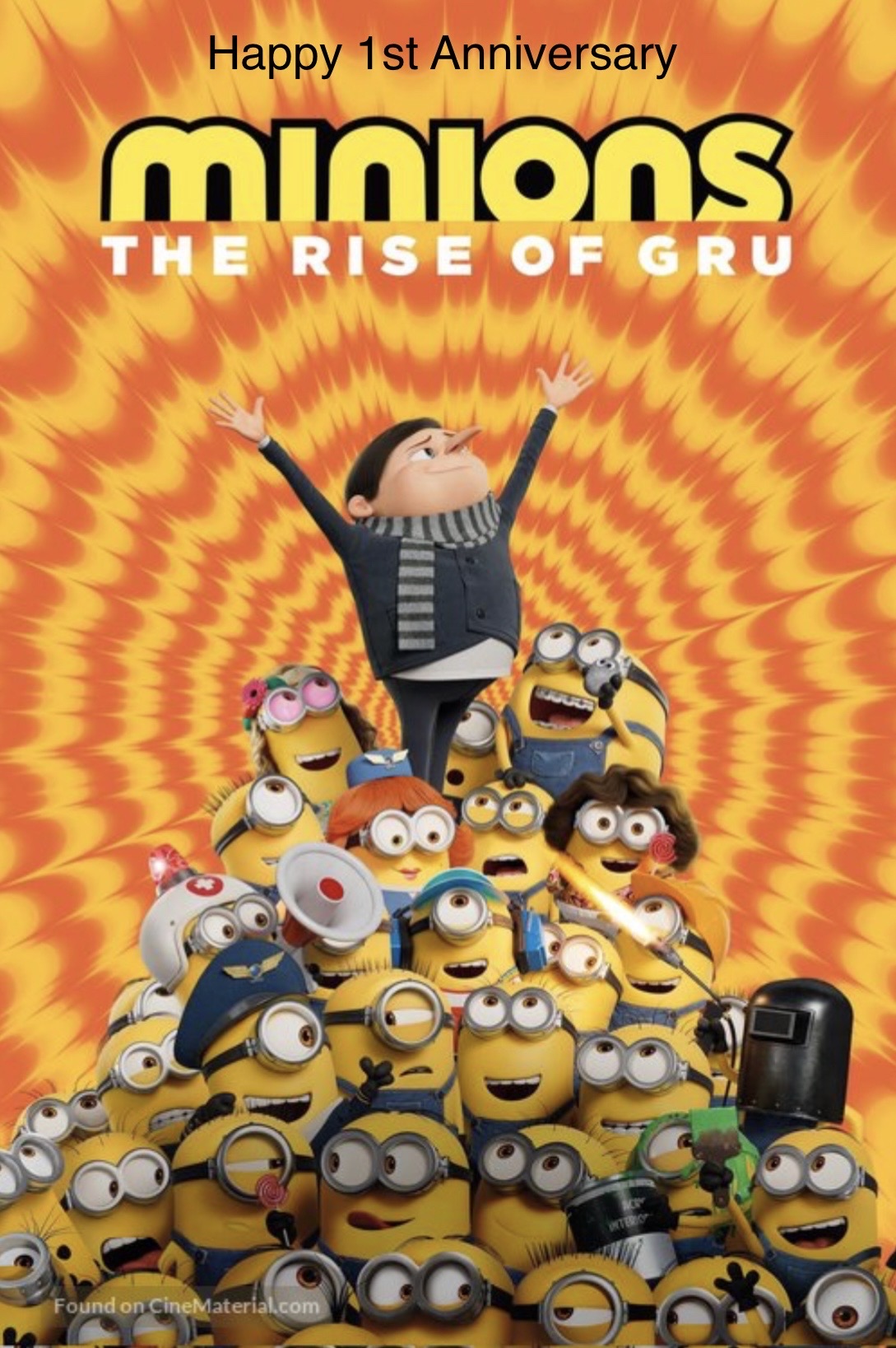 Happy 1st Anniversary, Minions: The Rise of Gru by uglydollsfan438 on ...