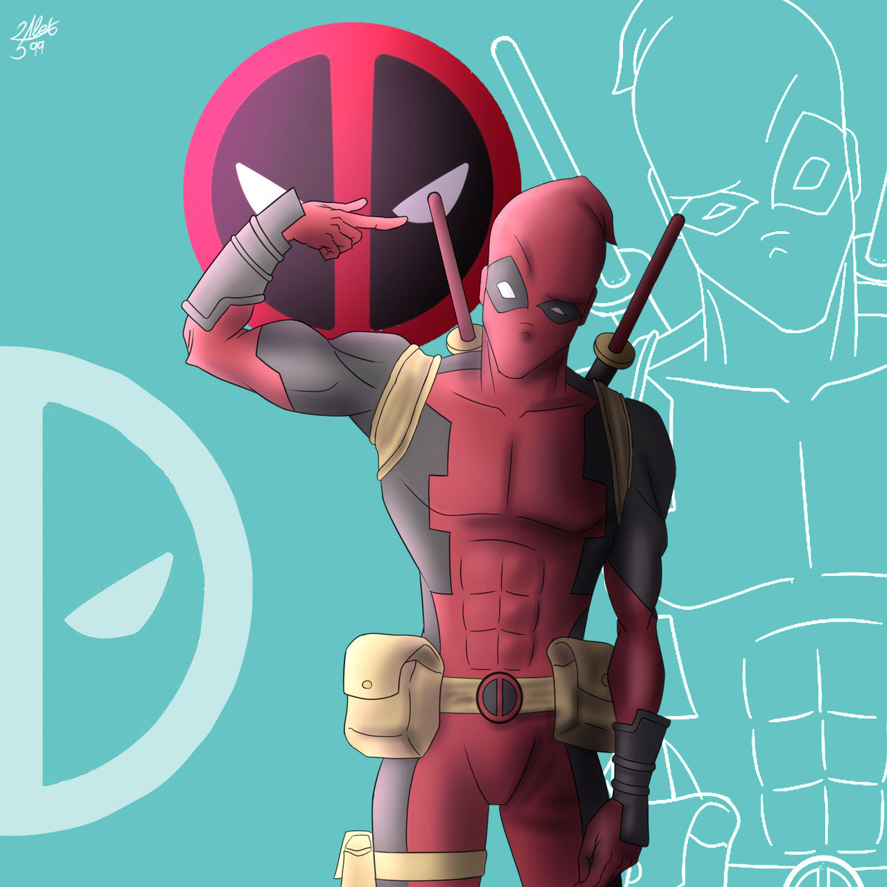 Subtle Deadpool DeadPool by artalex99 on DeviantArt