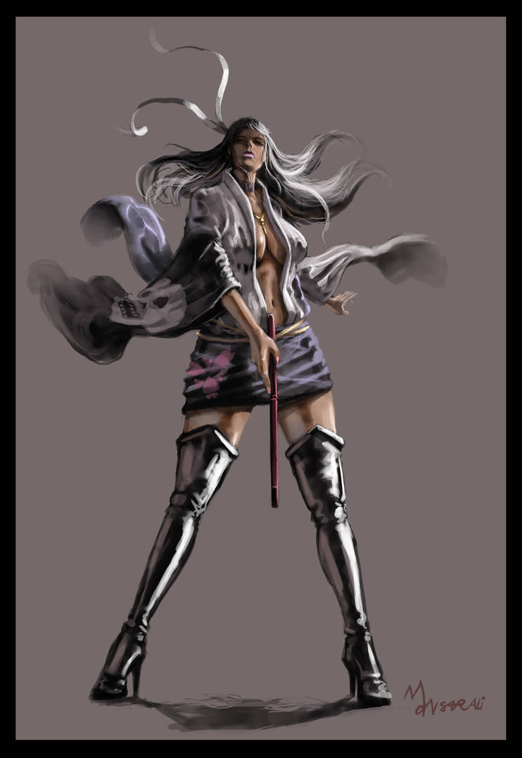 Lady Sio(Afro Samurai) vs Kagura(Ninja Scroll) - Battles - Comic Vine
