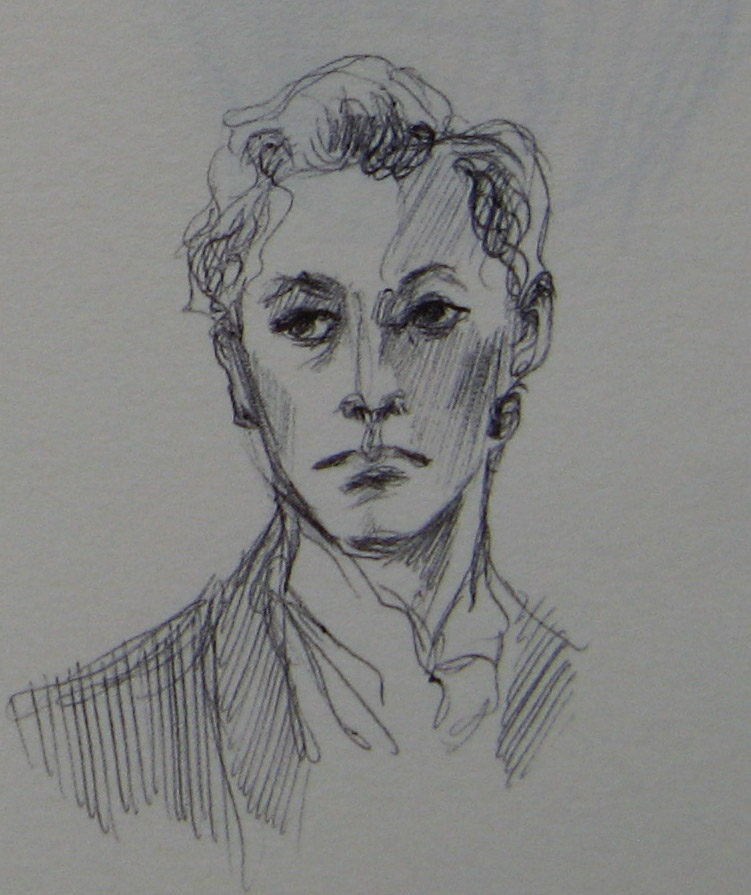 Lord Alfred Douglas - sketch III