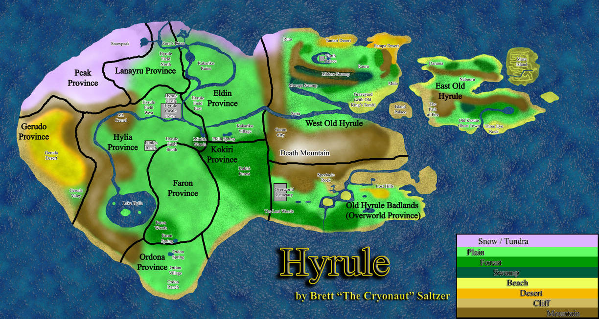 Max (VGCartography) on X: #BreathoftheWild Hyrule Map v2