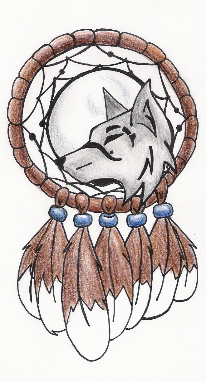 tribal wolf dreamcatcher by lunarhowl on DeviantArt tribal wolf dreamcatcher by lunarhowl on DeviantArt