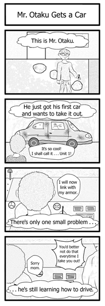 Mr. Otaku Gets a Car