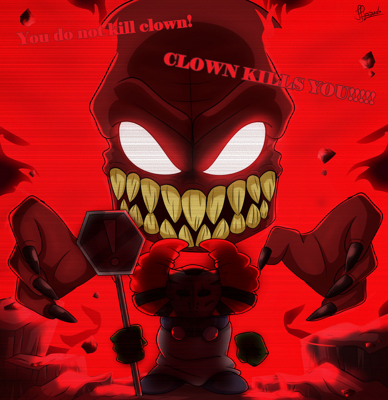 ArtStation - Tricky the Clown (Madness Combat)