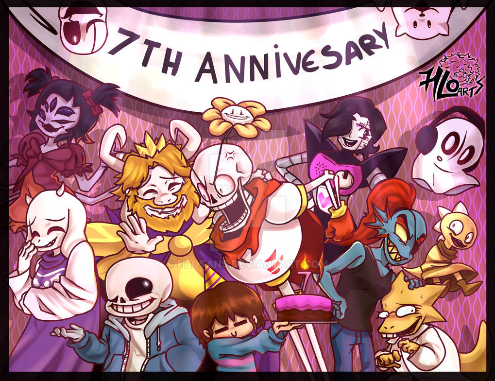 Undertale 7th Anniversary by HLosans on DeviantArt