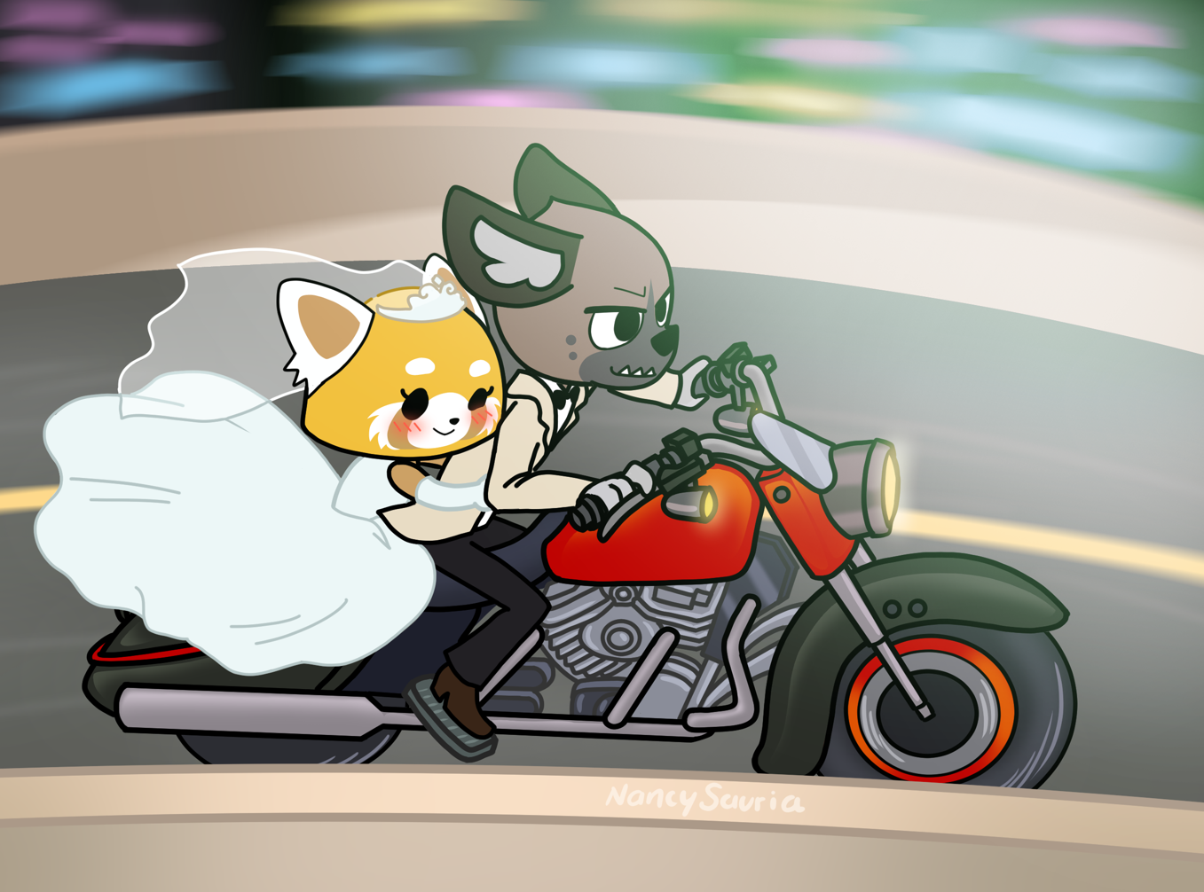 Aggretsuko Refrence Aggretsuko by NancySauria on DeviantArt